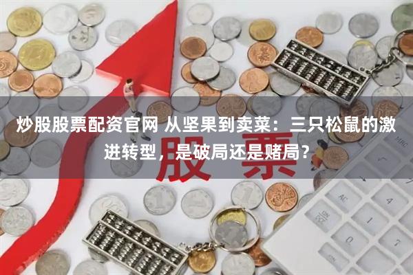 炒股股票配资官网 从坚果到卖菜：三只松鼠的激进转型，是破局还是赌局？