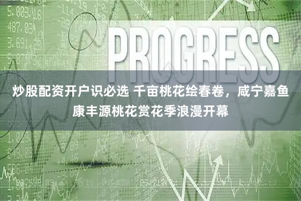 炒股配资开户识必选 千亩桃花绘春卷，咸宁嘉鱼康丰源桃花赏花季浪漫开幕